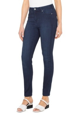 Jeans--"Abby", Ankle-Skinny, Mid-Rise, Blue (Liverpool LA)