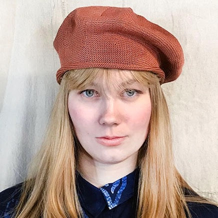 Hat--Beret, Pima Cotton OR Alpaca, Many Colors (Little Journeys Chicago)