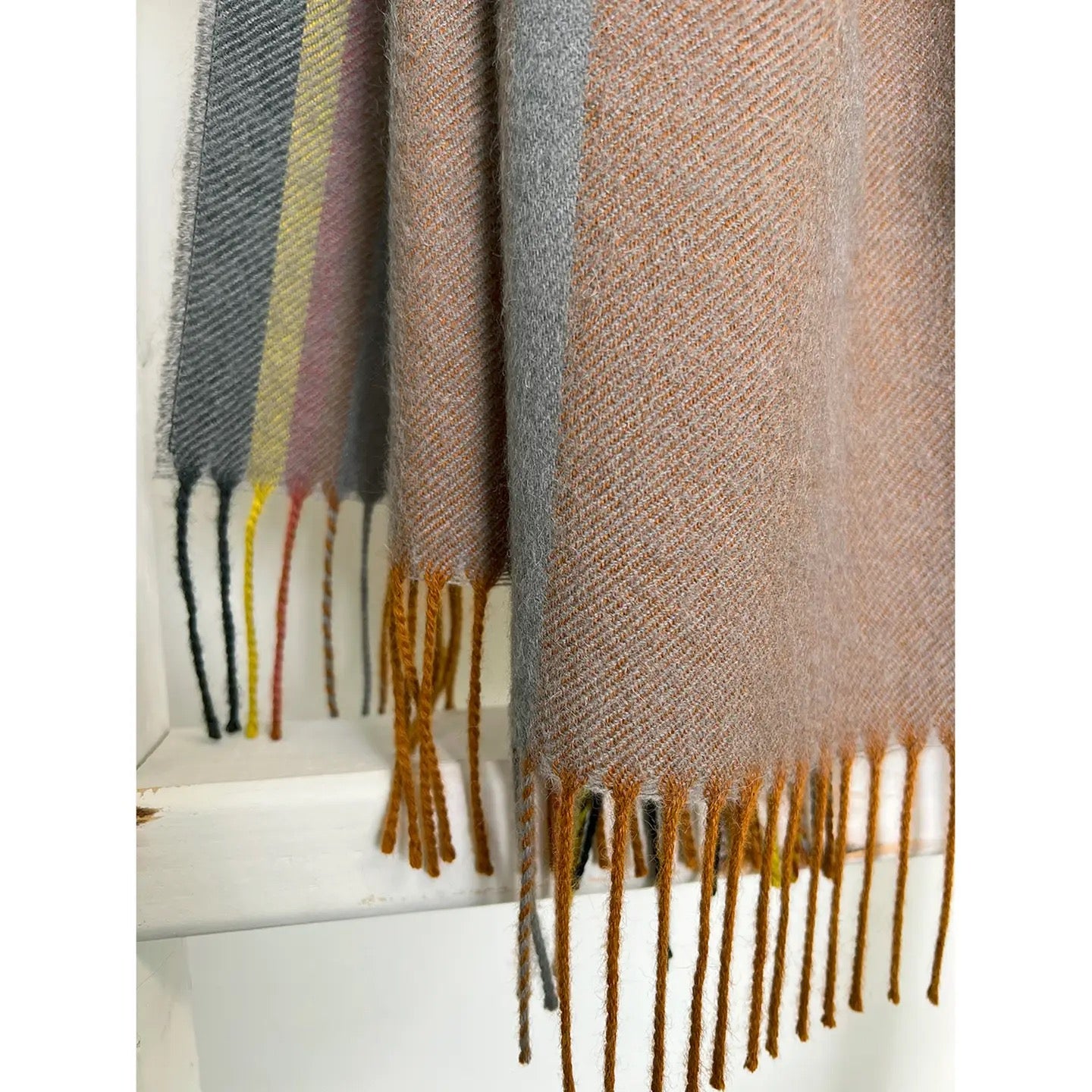 Scarf--Alpaca (Baby), Striped, 4 Colorways (Shupaca Alpaca)