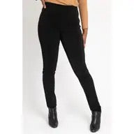Pants--"Arck Passpoil", Cigarette-Cut, Black (ficelle Paris)