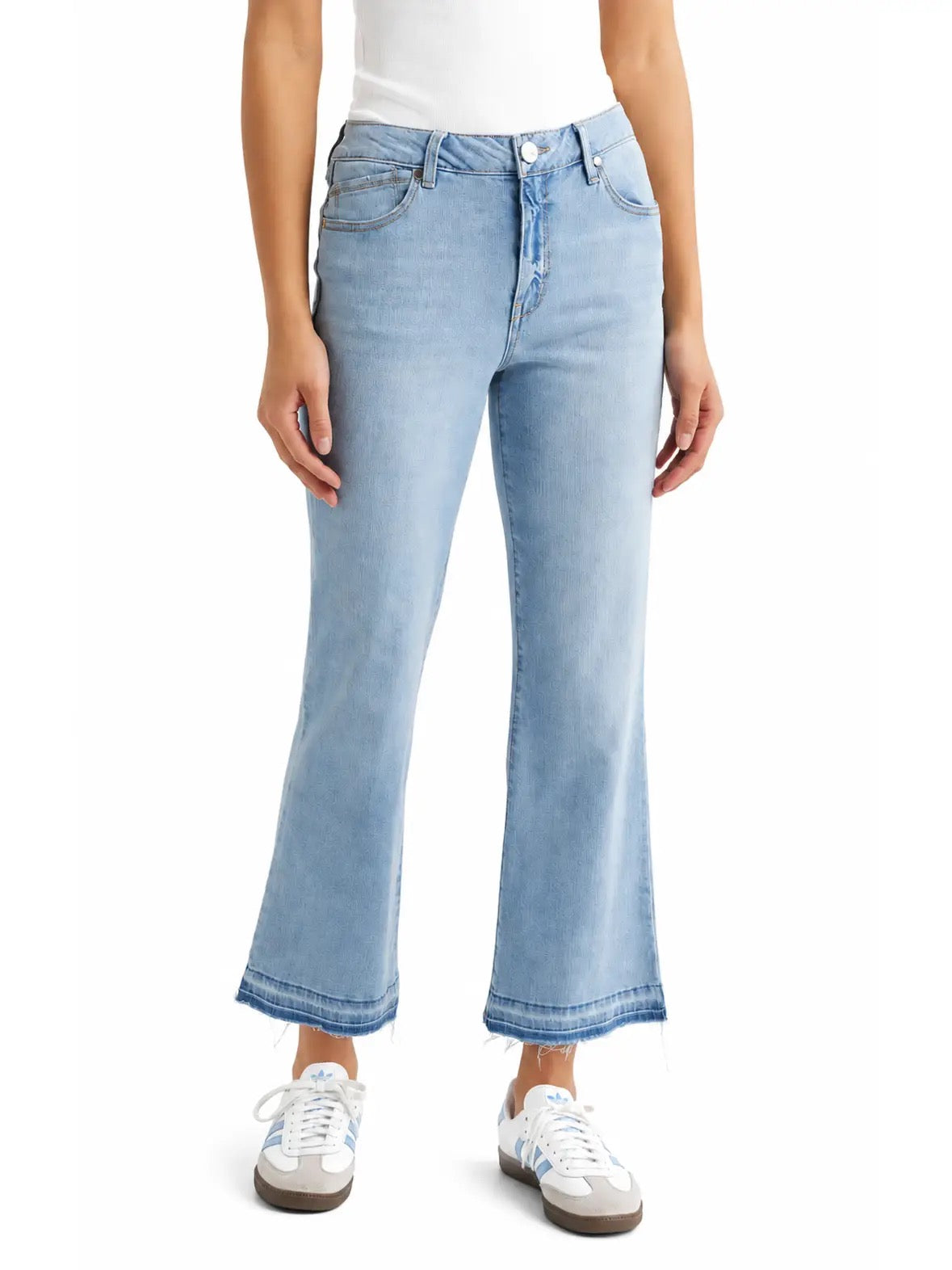 Pants--Denim, Mini Boot Cut, Mid Rise, Released Hem, "Harmony" (1822 Denim)