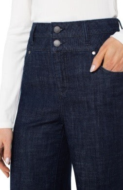 Jeans--"Stride", Wide, High-Rise, Indigo Rinse (Liverpool LA)
