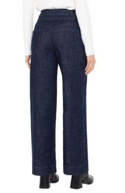 Jeans--"Stride", Wide, High-Rise, Indigo Rinse (Liverpool LA)