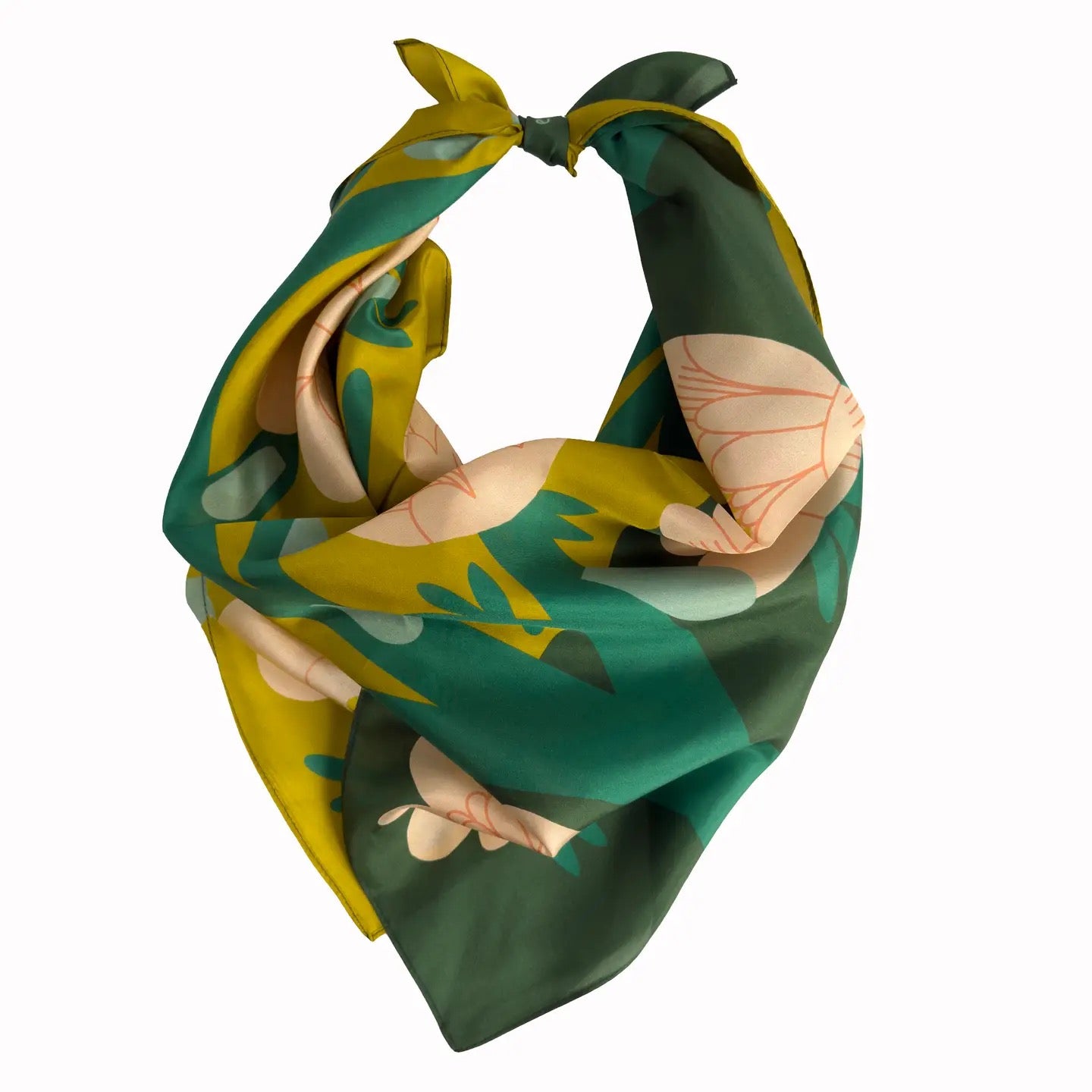 Scarf--Square, Silk, 7 Patterns (Voyager Silk Scarves)