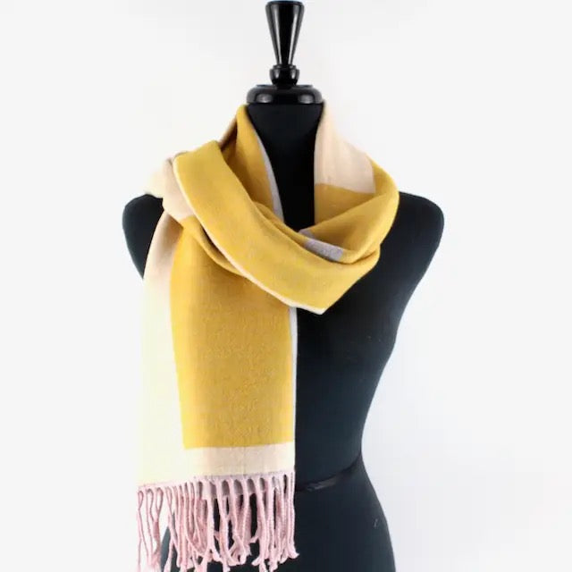 Scarf--"Sweet Pea" Reversible (Pretty Persuasions)