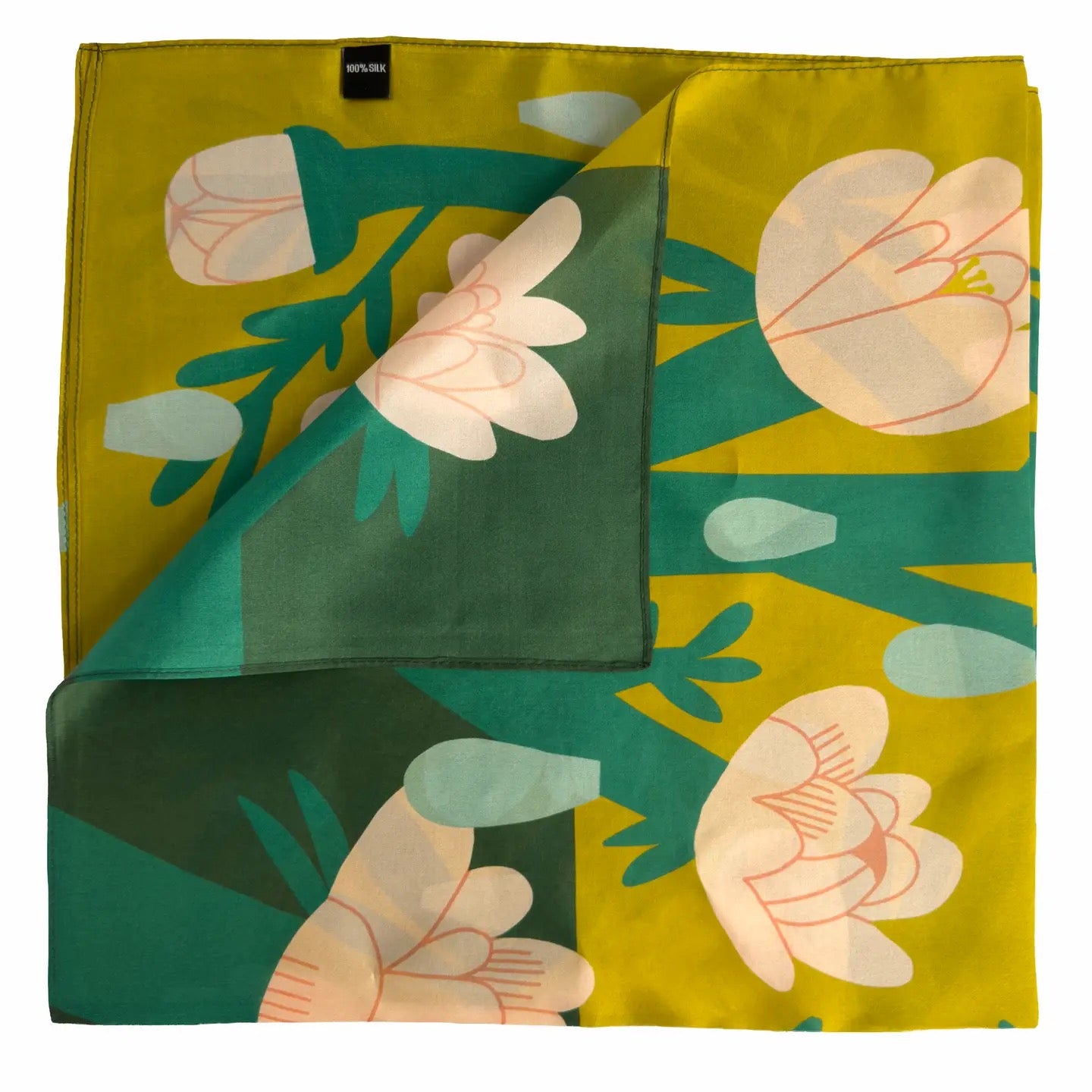 Scarf--Square, Silk, 7 Patterns (Voyager Silk Scarves)