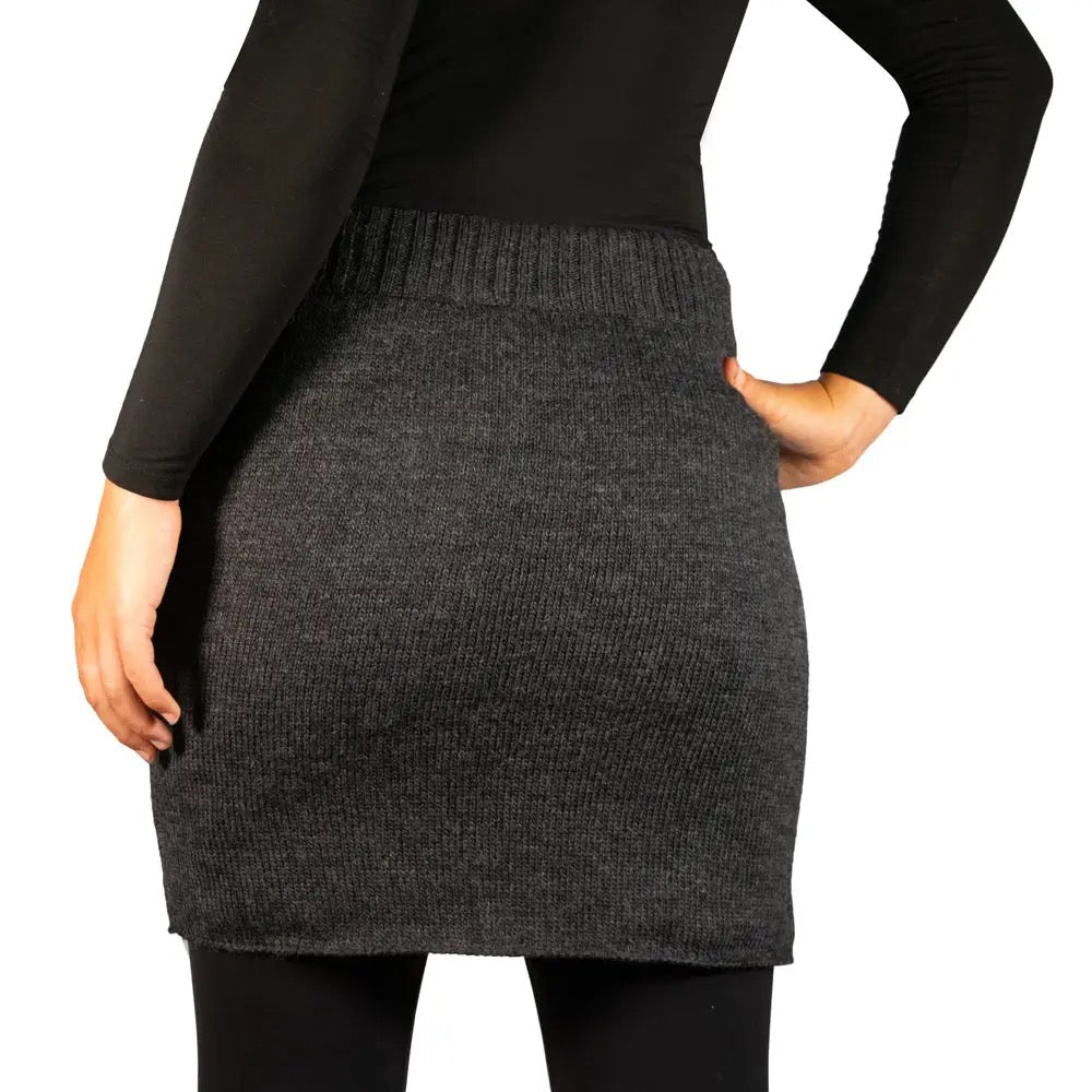 Skirt--"Shasta", Lamb's Wool, Charcoal OR Stone, (Everest Designs)
