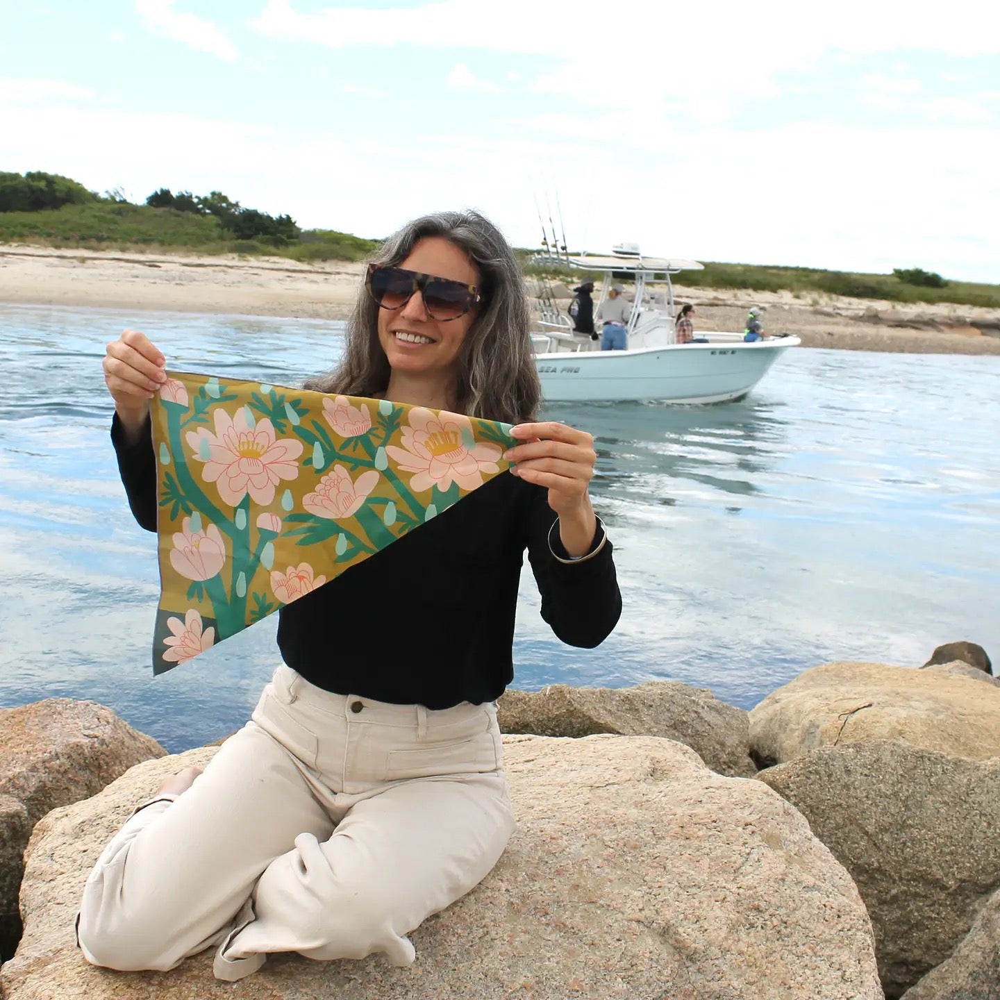 Scarf--Square, Silk, 7 Patterns (Voyager Silk Scarves)