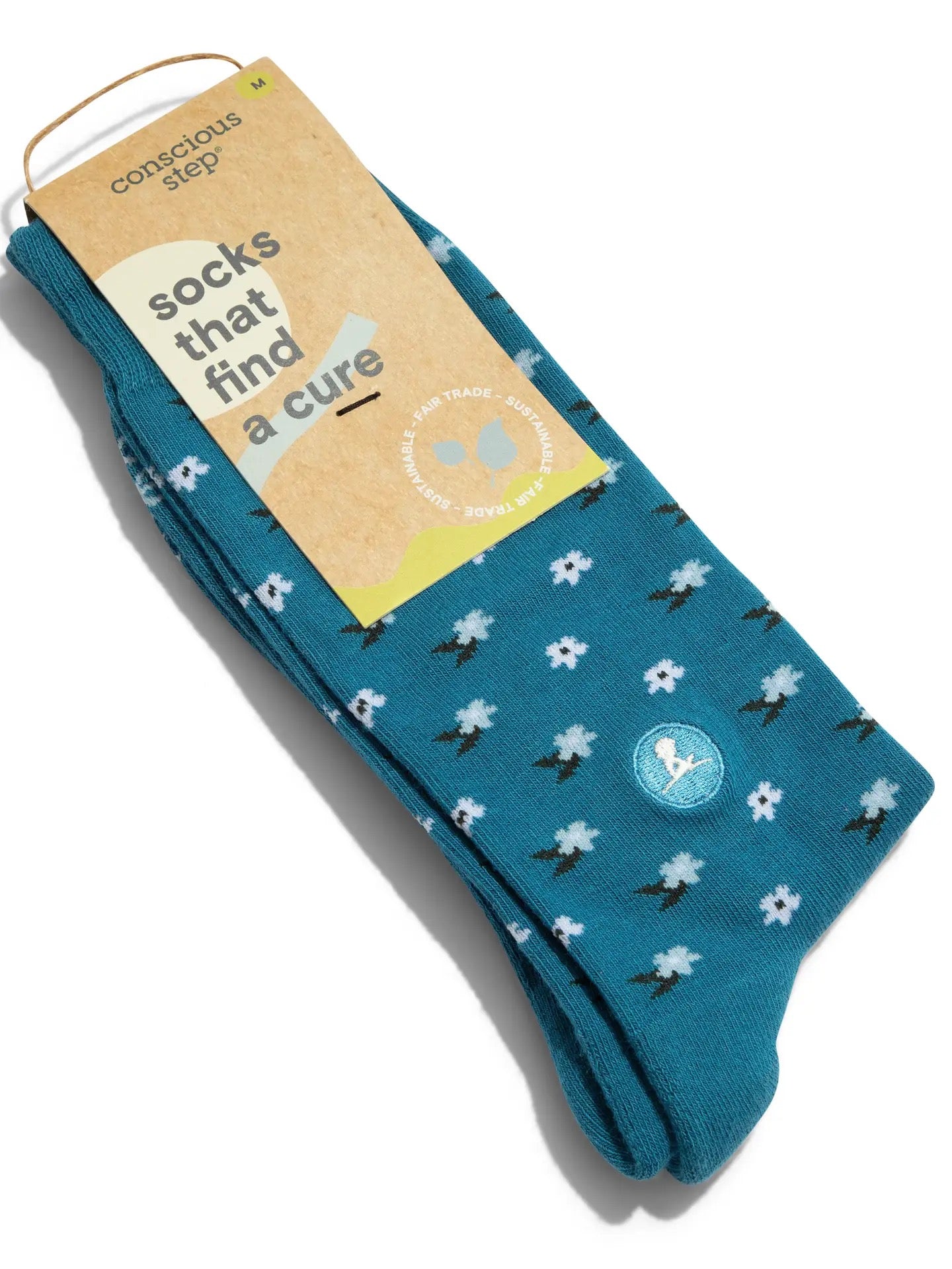 Conscious Steps--"Socks that Find a Cure" (2 Patterns; 2 Sizes)