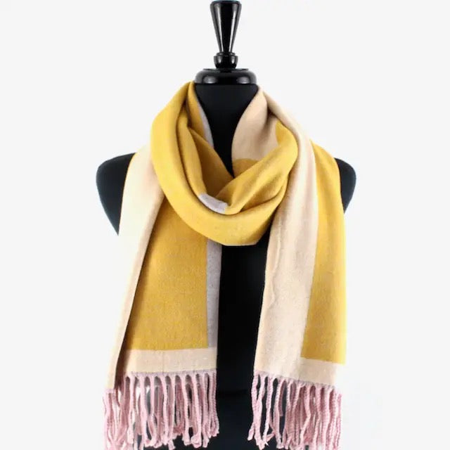 Scarf--"Sweet Pea" Reversible (Pretty Persuasions)