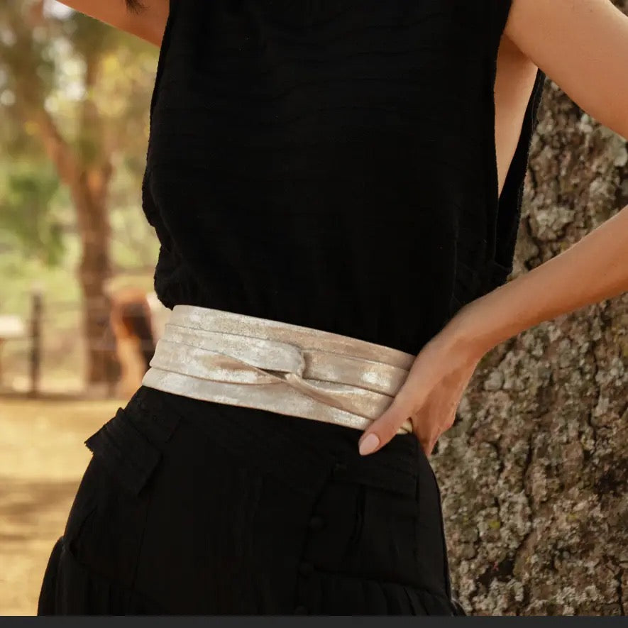 Belt--Wrap, Leather, Various Colors/Textures (ADA Collection)