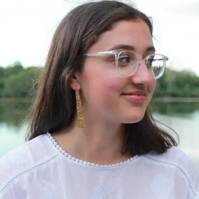 Earrings--"Ana", Brass (Fair Anita)