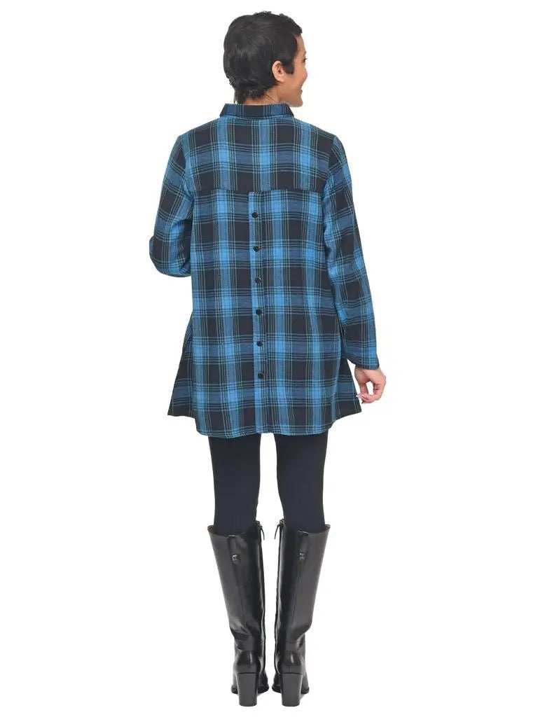 Shirt--"Logan", Flannel, 4 Patterns (Tulip)