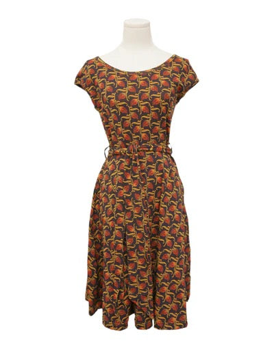 Dress--"Serene", Cotton Jersey Knit, "Colores" print (Effie's Heart)