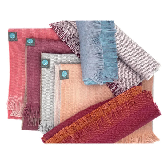 Scarf--Alpaca, Reversible, 5 Color Combinations (Shupaca Alpaca)
