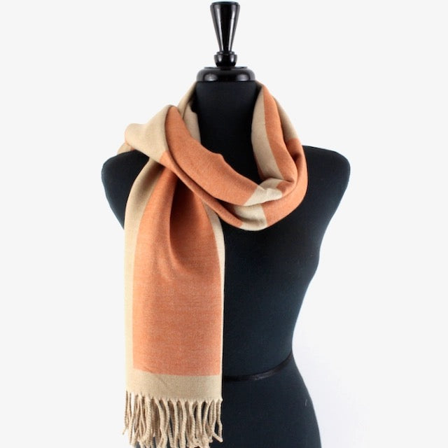 Scarf--"Sweet Pea" Reversible (Pretty Persuasions)