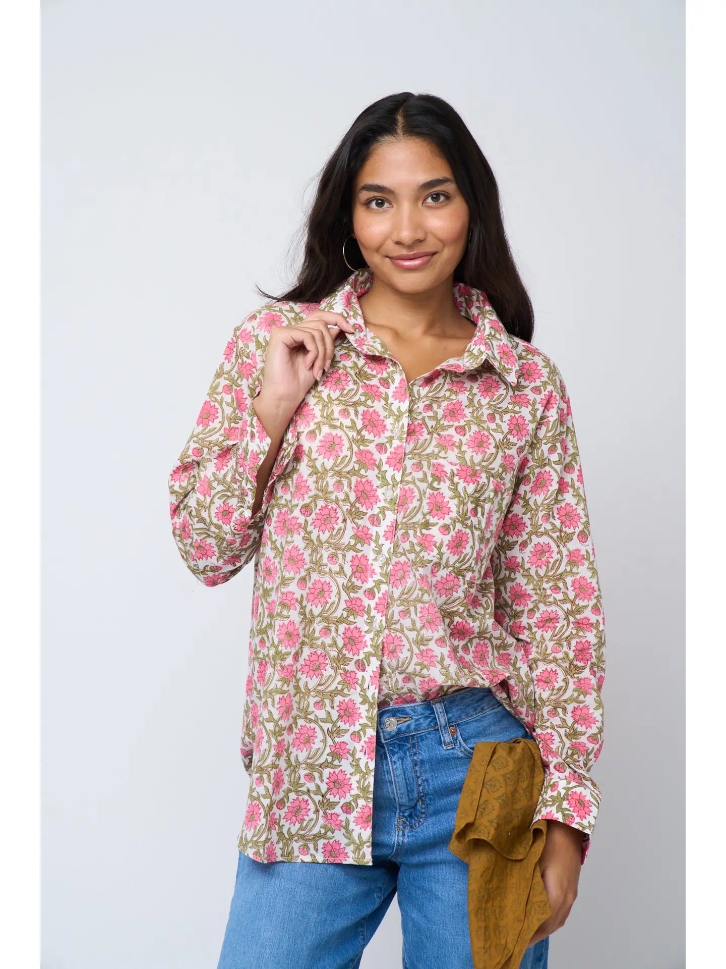 Blouse--"Good Boyfriend", Cotton, Darlington Floral (and for Good)