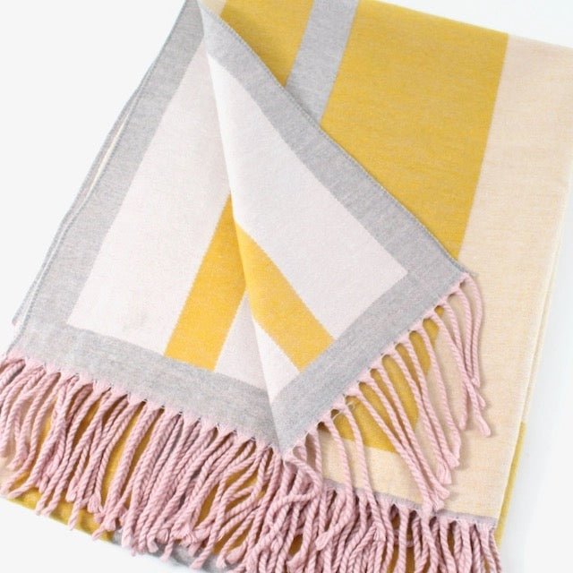 Scarf--"Sweet Pea" Reversible (Pretty Persuasions)