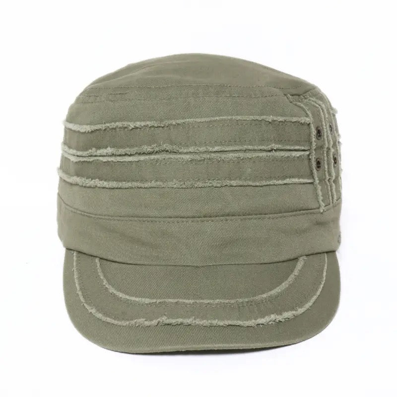 Hat--"Cadet Cap", Olive (David and Young)