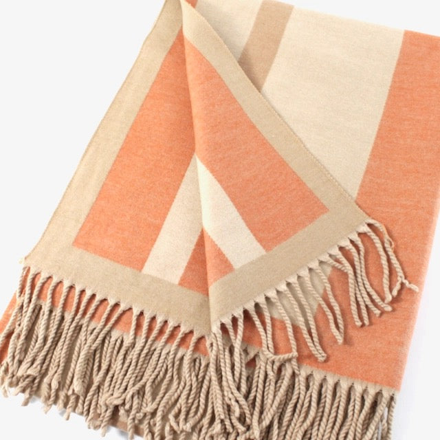 Scarf--"Sweet Pea" Reversible (Pretty Persuasions)