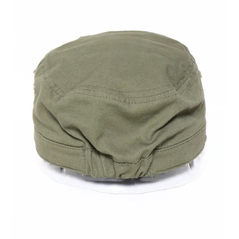 Hat--"Cadet Cap", Olive (David and Young)