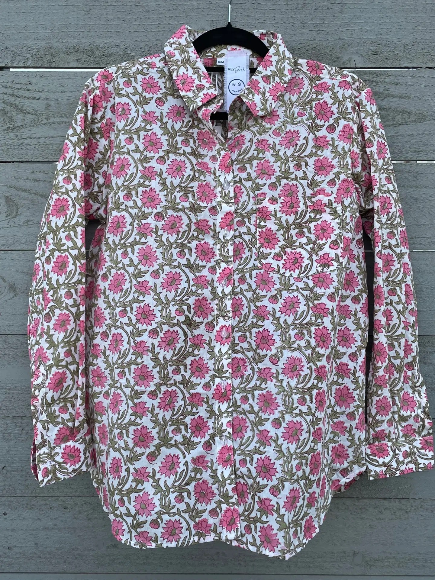 Blouse--"Good Boyfriend", Cotton, Darlington Floral (and for Good)