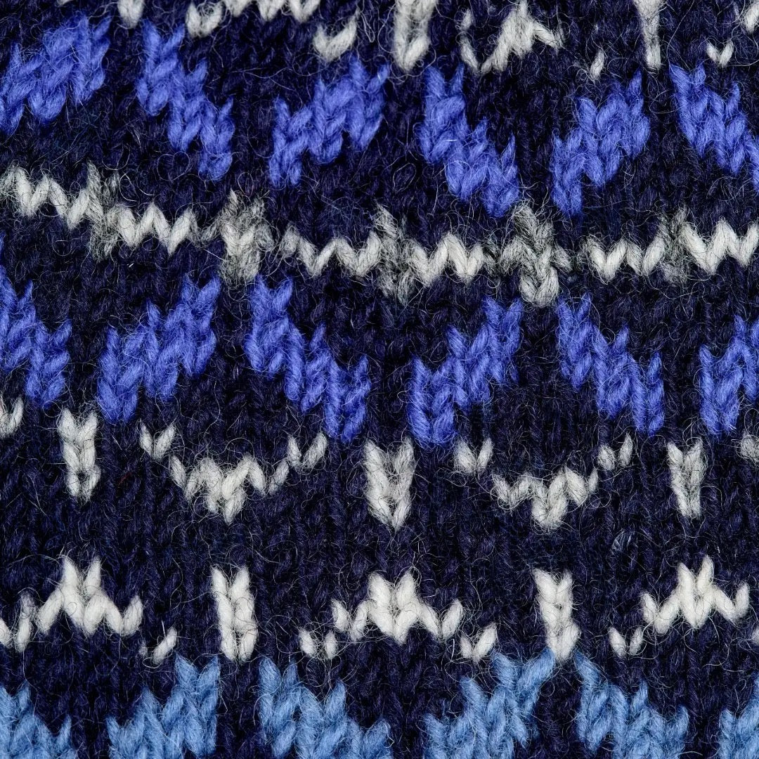 Headband--"Freya", Wool--Blues (By Many Hands)