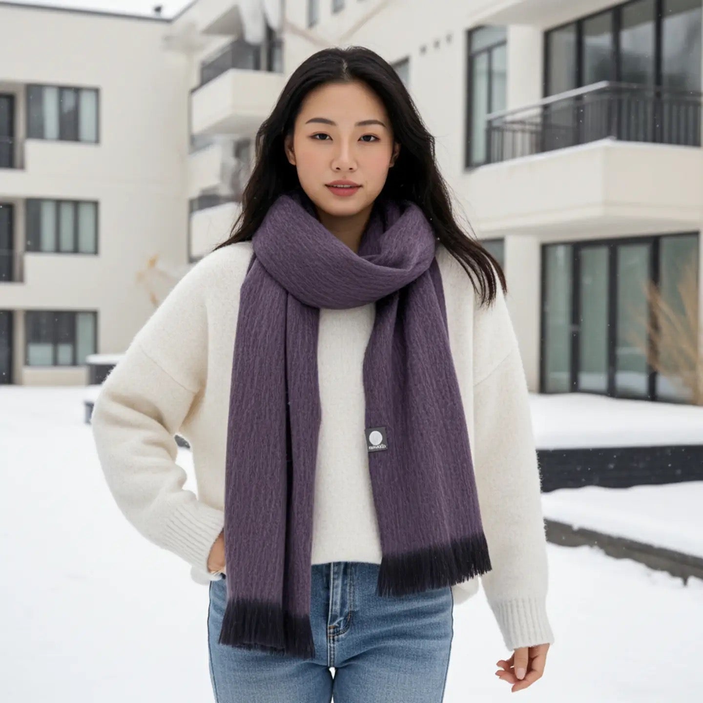 Scarf--Alpaca, Solid, 3 Colors (Shupaca Alpaca)