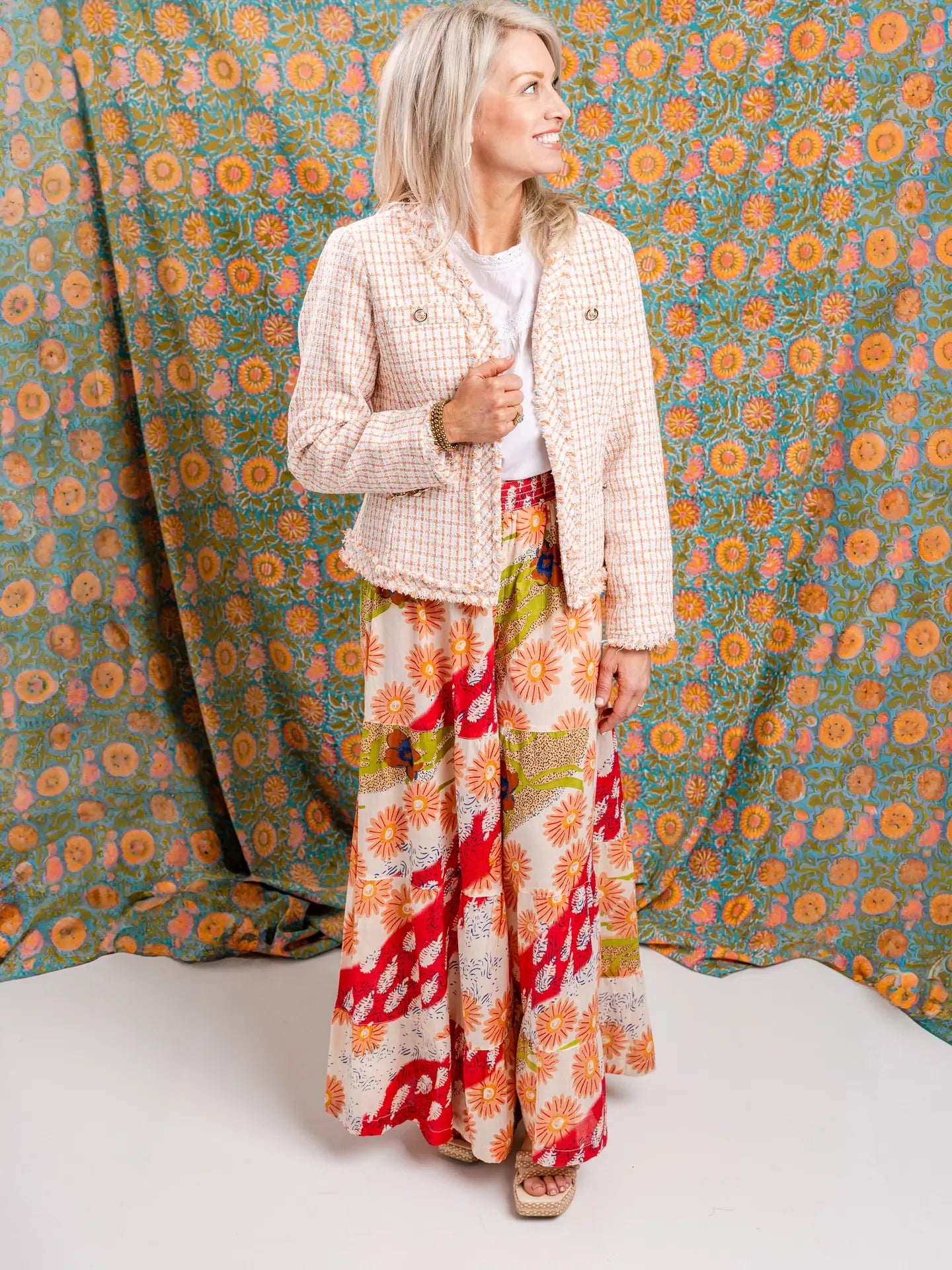 Pants--Wide Leg, Floral (Rahab's Rope)
