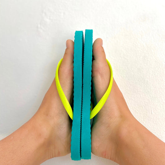 Flip Flops--Recyclable, Multiple Colors (Green Flip Flops)