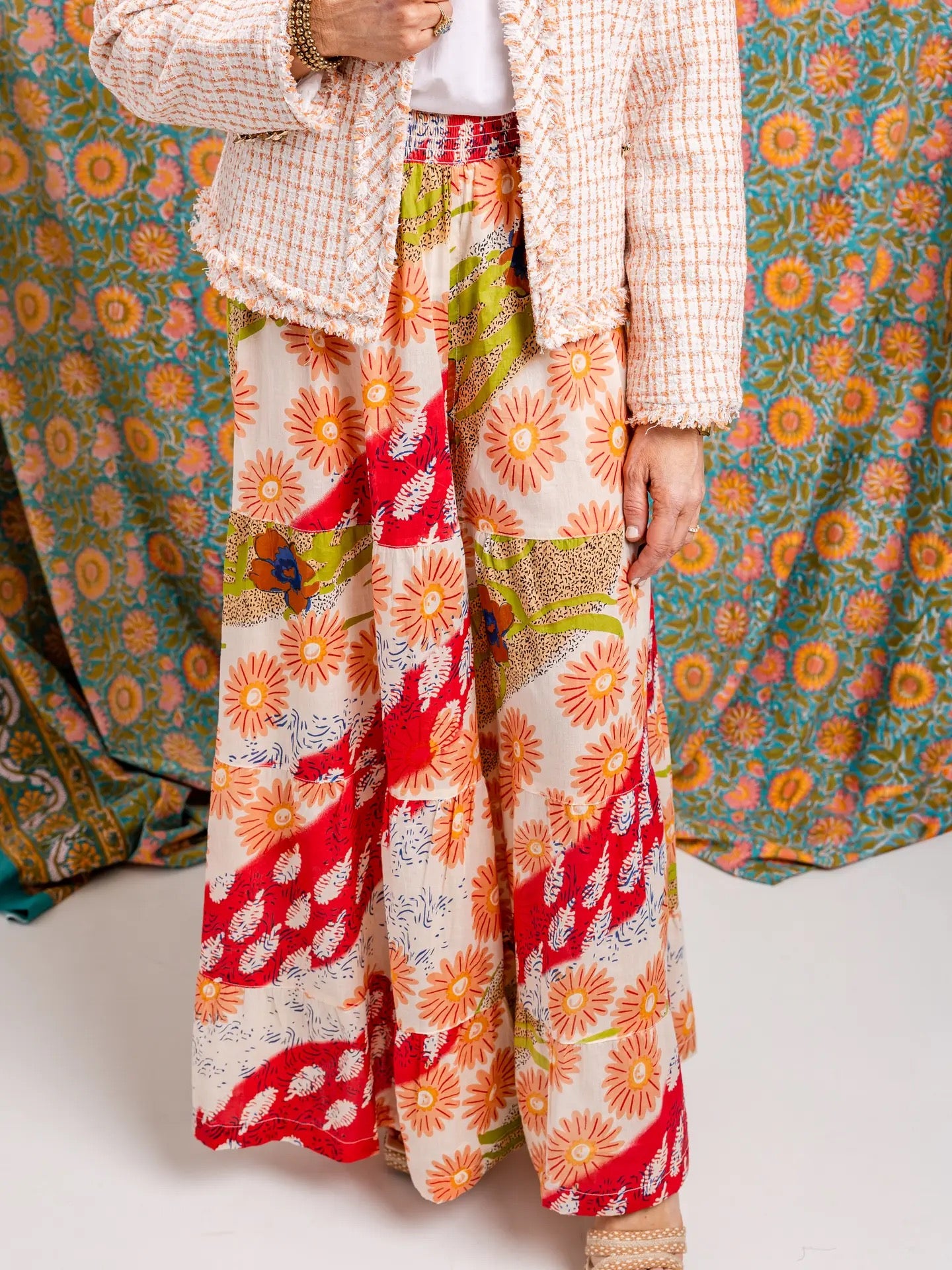 Pants--Wide Leg, Floral (Rahab's Rope)