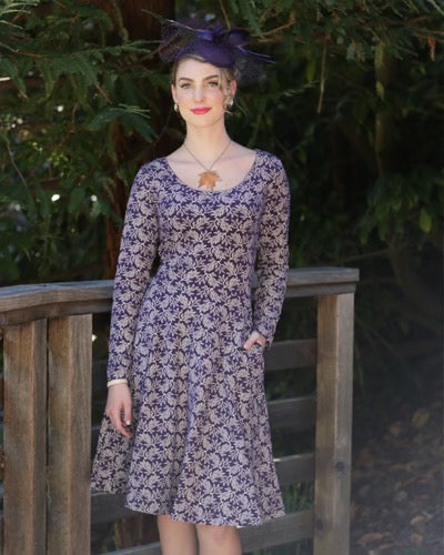 Dress--"Easy", Cotton Jersey Knit, "Colores" print (Effie's Heart)