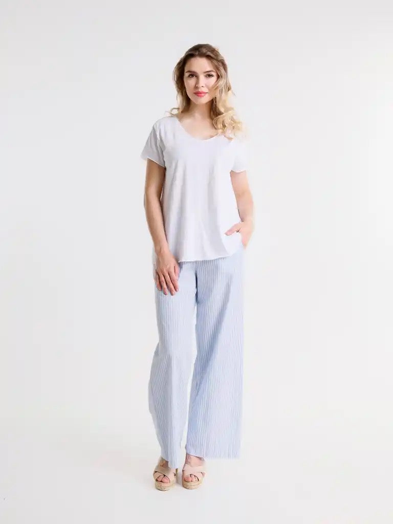 Top--V-Neck, Cotton, 4 Colors (Femme Fatale)