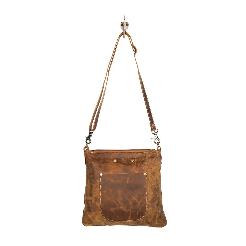 Bag--"The Beast", Leather, Brown (Myra Bag)