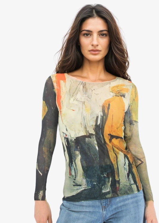 Top--"Second Skin--Enigma", Long sleeved,  (AMB Designs)