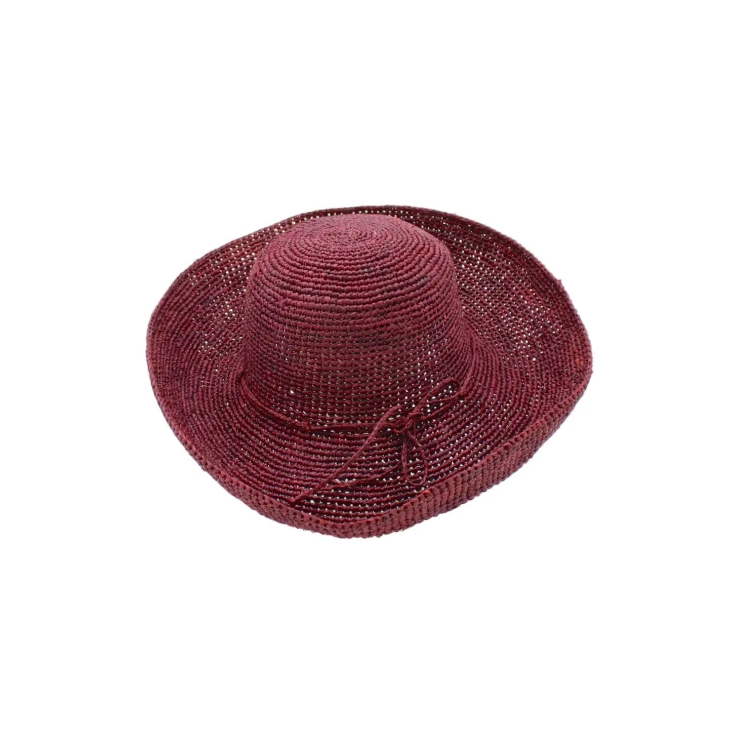 Hat--"Leor", Crochet-Raffia, 5 Colors (Shebobo)