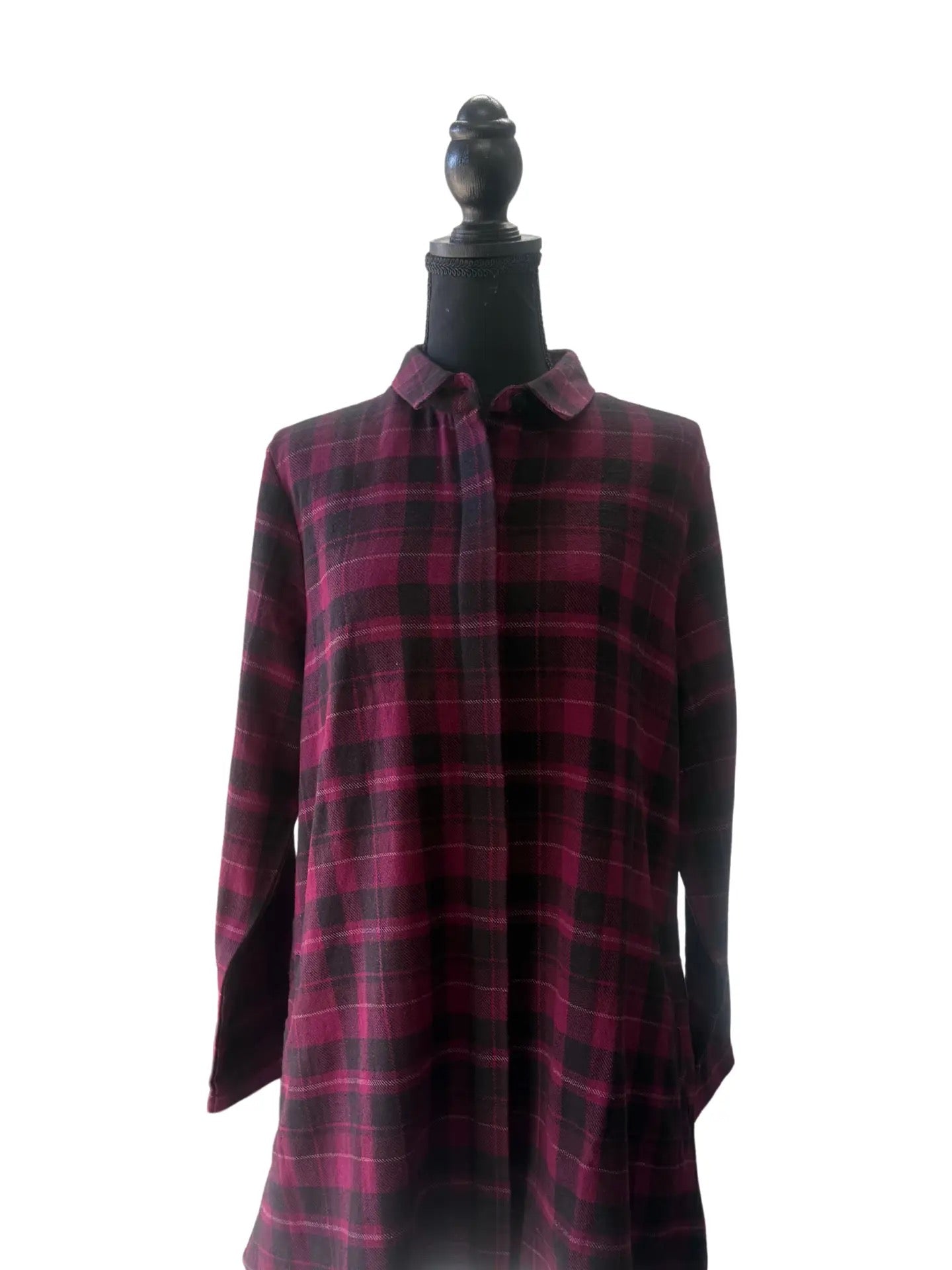 Shirt--"Logan", Flannel, 4 Patterns (Tulip)