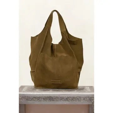 Bag--"Leni", Hobo, Suede, 4 Colors (Karyn Seo)