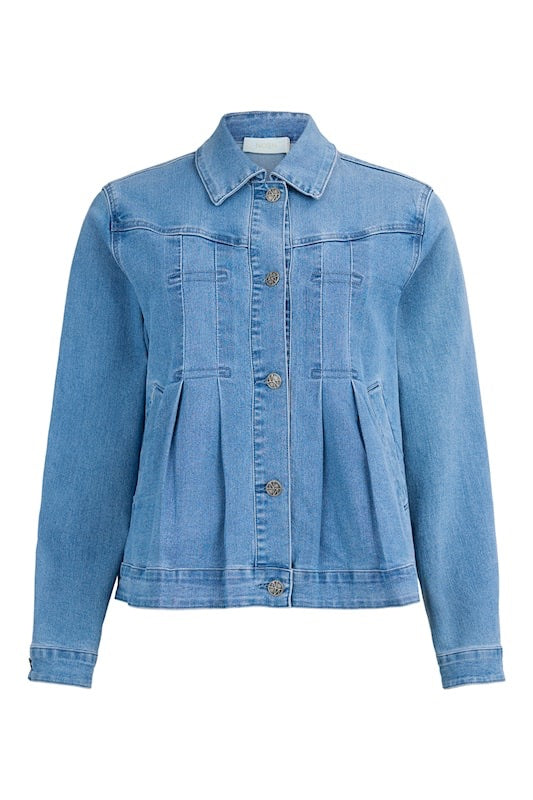 Jacket--Bubble Shaped, Denim, Pale Blue (Noen)