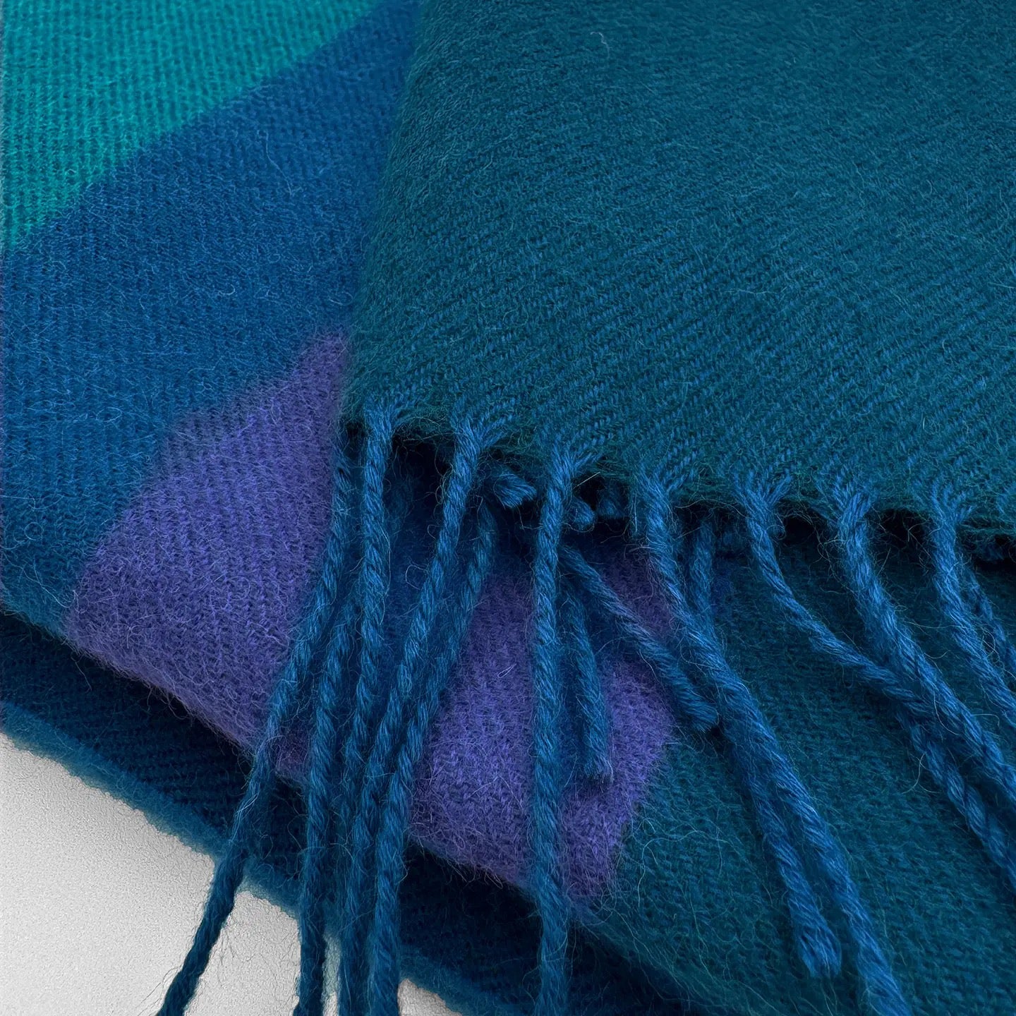 Scarf--Alpaca (Baby), ColorBlock, 2 Colorways (Shupaca Alpaca)