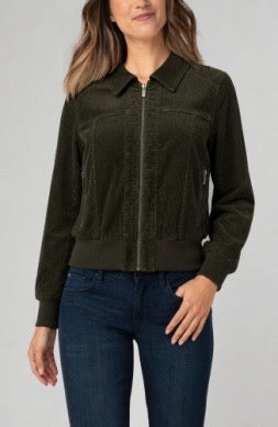 Jacket--Bomber, Zip Front--HUNTER GREEN (Liverpool LA)