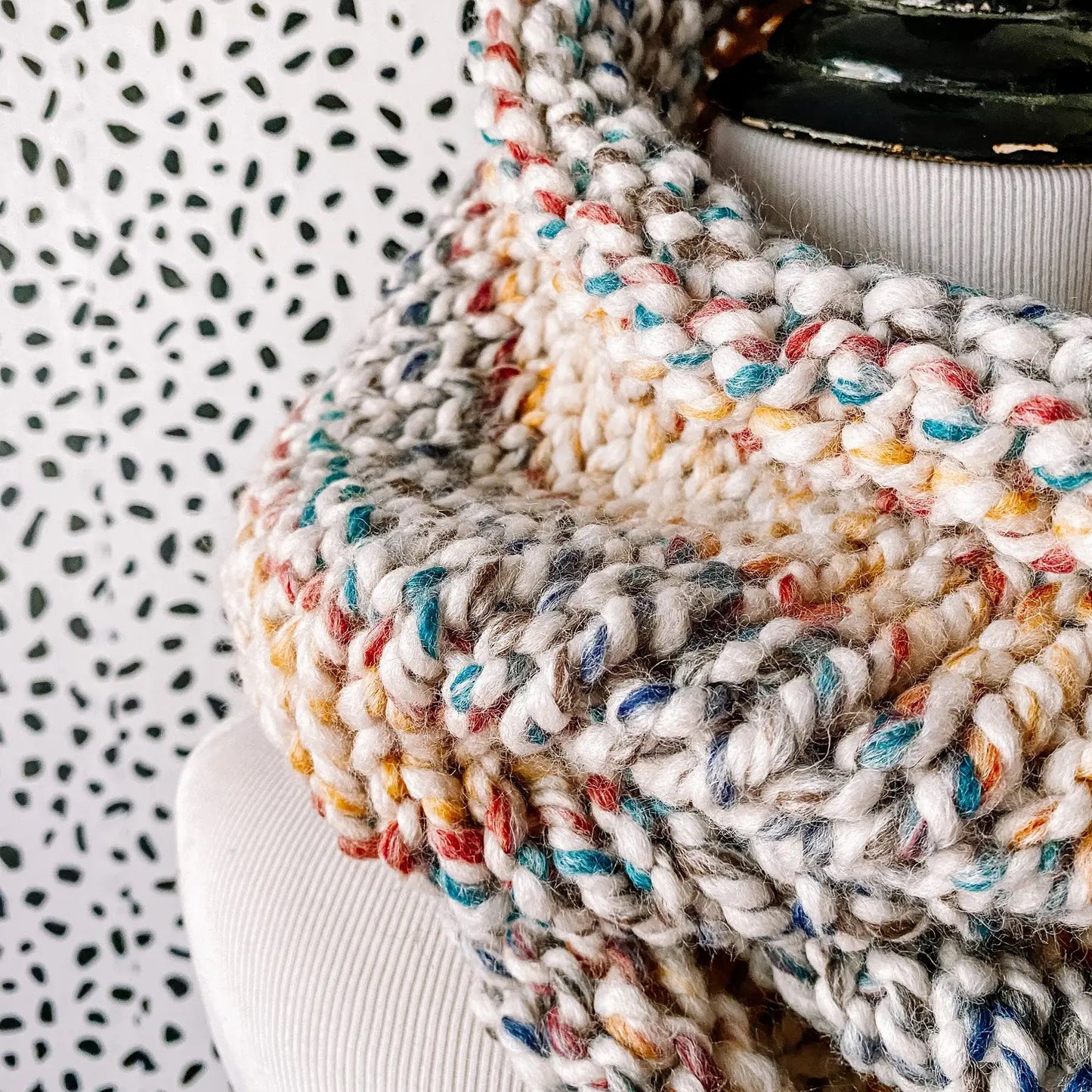 Scarf--Cowl, "Neck Warmer", Wool-Blend, Chunky Knit, Many Colors (NickiChicki)