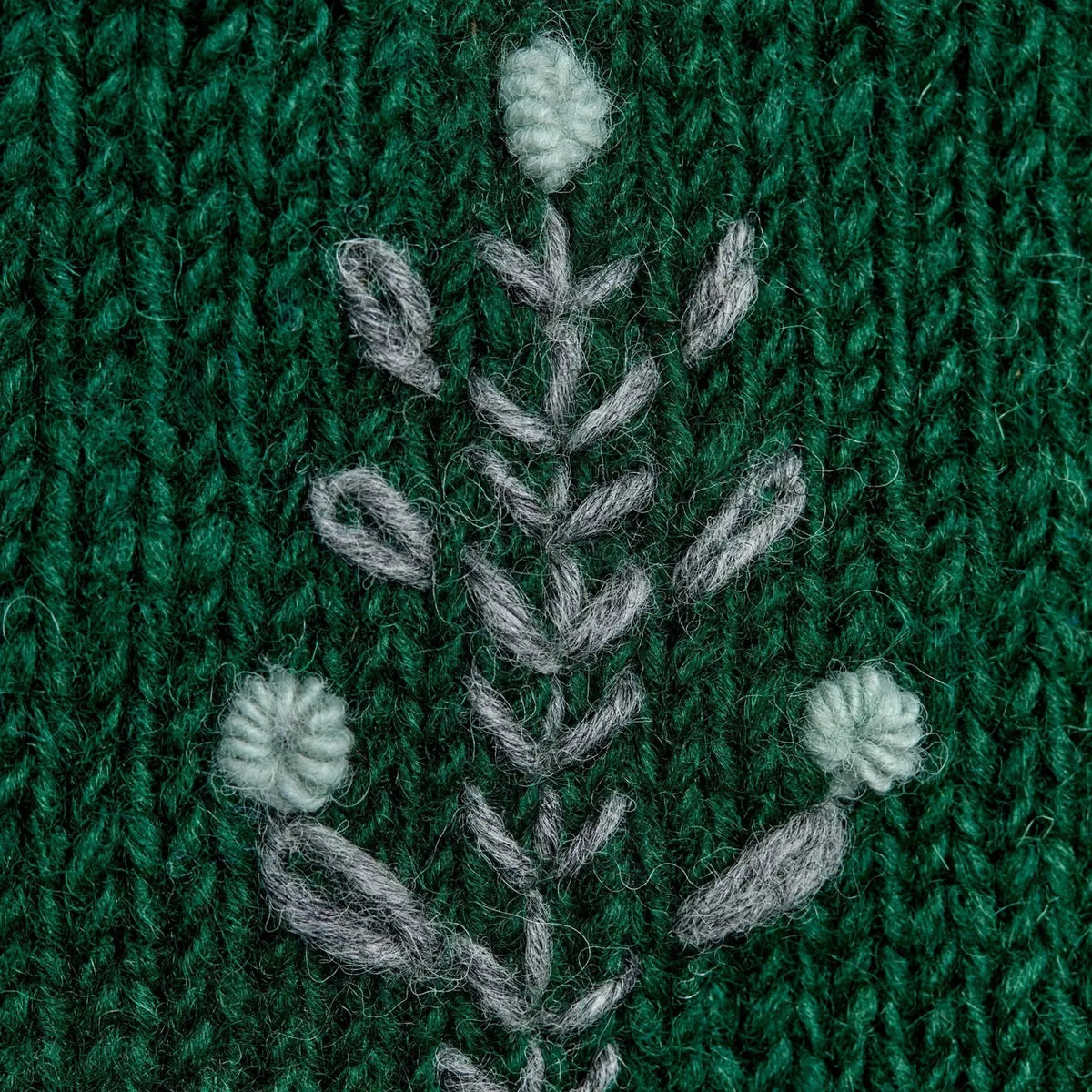 Mittens--"Winter Trees", Wool--Evergreen (By Many Hands)