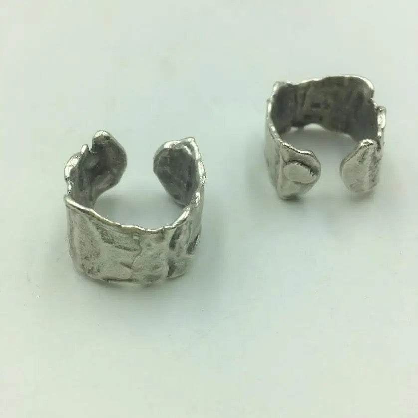 Ring--"Rustic River", Brass/Silver-Plated Brass OR Gold-Plated Brass (Volare)