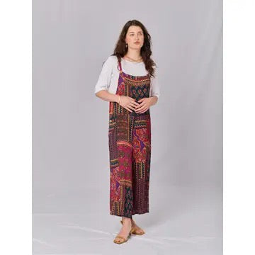 Overalls--"Laxmi", Rayon--MAGENTA (Windhorse Trading Co)