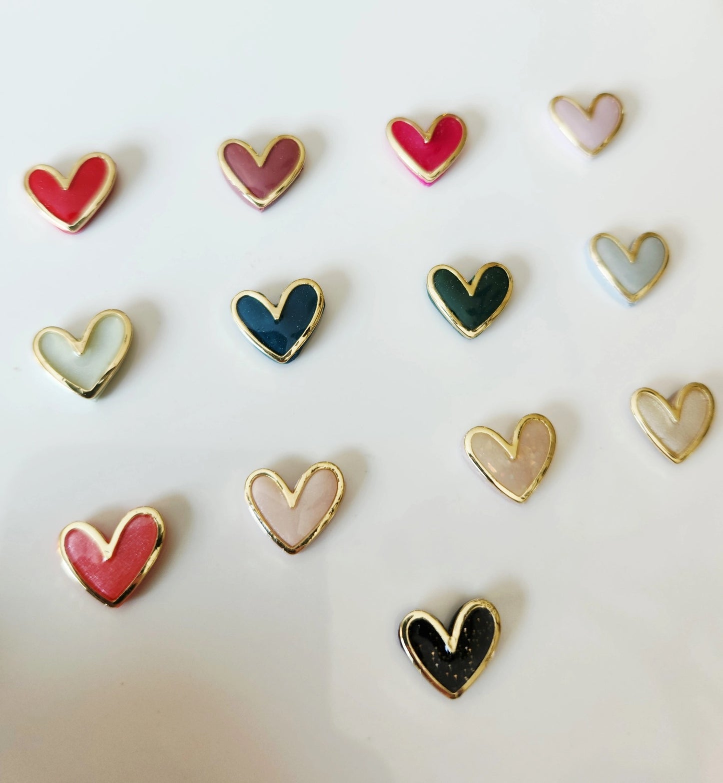 Necklace--Heart, Paperclip, Gold-Plated, 3Colors (Twig & Rue)