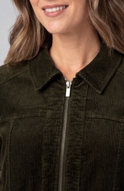 Jacket--Bomber, Zip Front--HUNTER GREEN (Liverpool LA)
