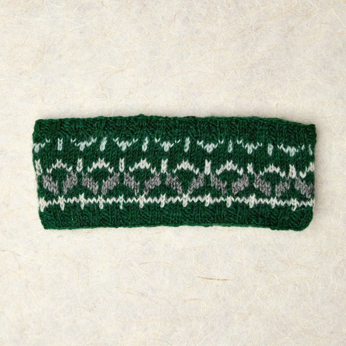Headband--"Freya", Wool--Evergreen (By Many Hands)