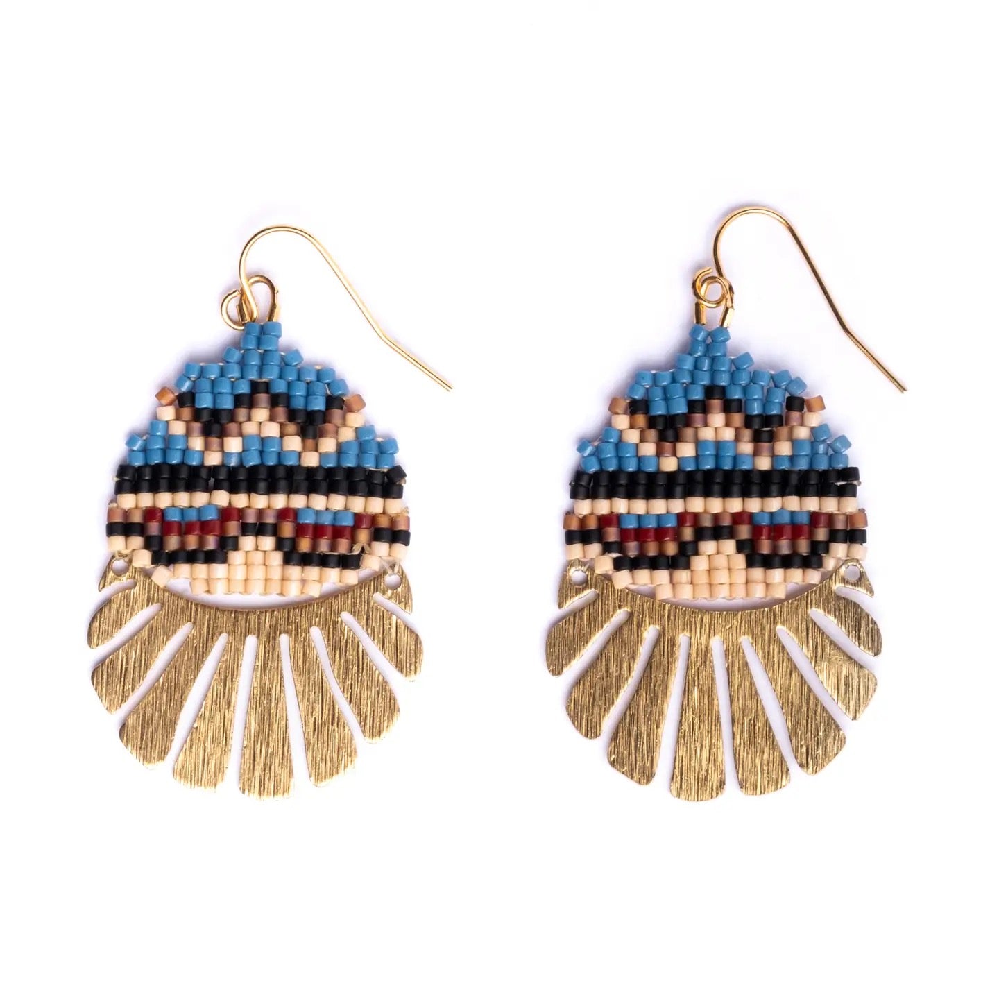 Earrings--Santa Fe, Hooks, 3 Colors (Mayana)