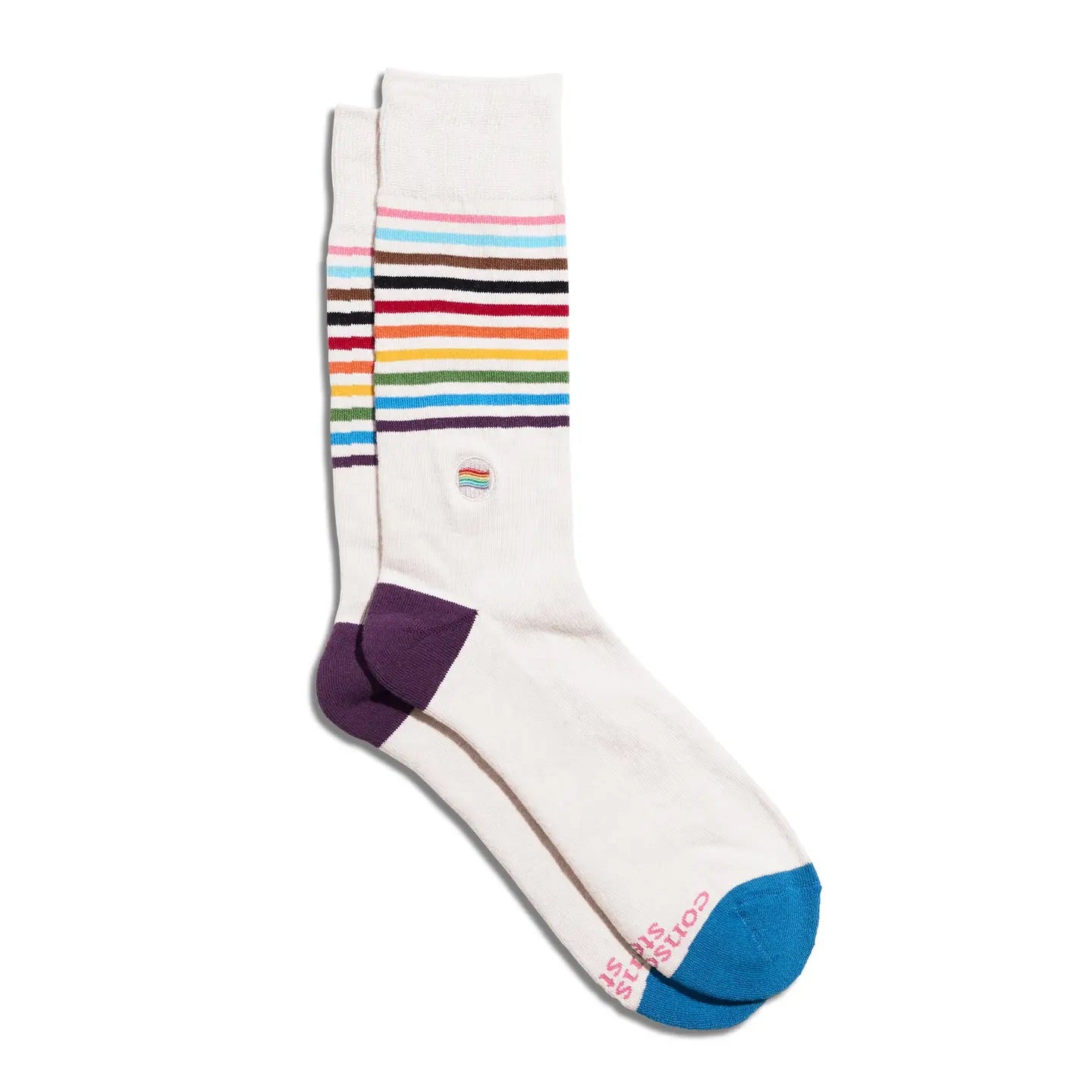Socks--"Save LGBTQ Lives", 4 Patterns (Conscious Steps)